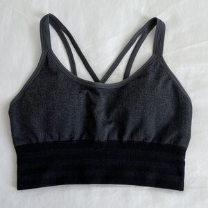 Adidas All Me Primeknit FLW Sports Bra | Grey | Size S | NWOT